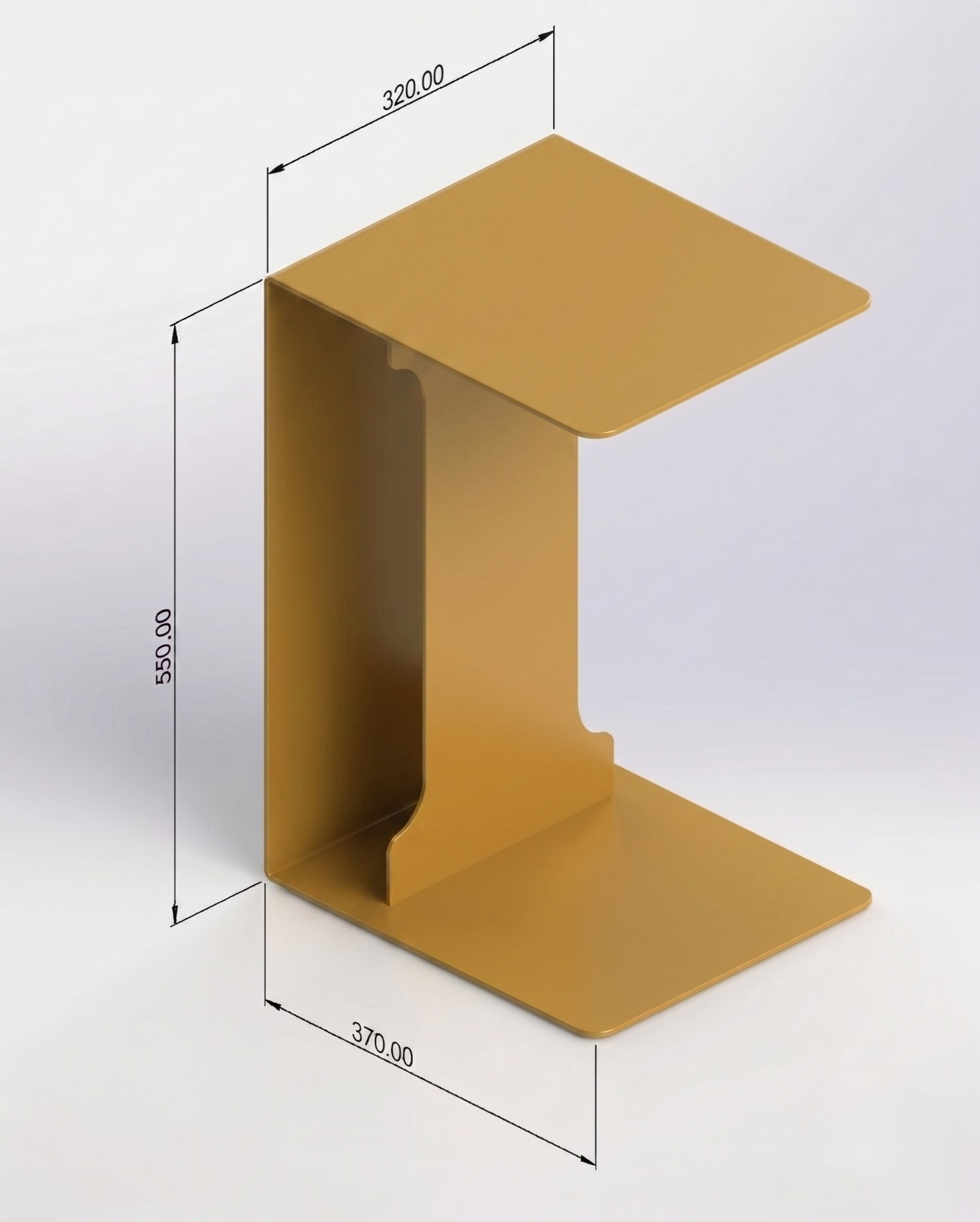DUO: Çok Fonksiyonlu Metal Sehpa - DFM005