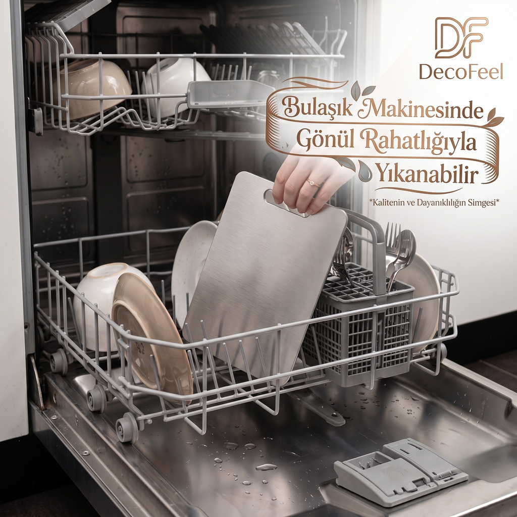 304 Kalite Paslanmaz Çelik Kesme Tahtası - DFK001