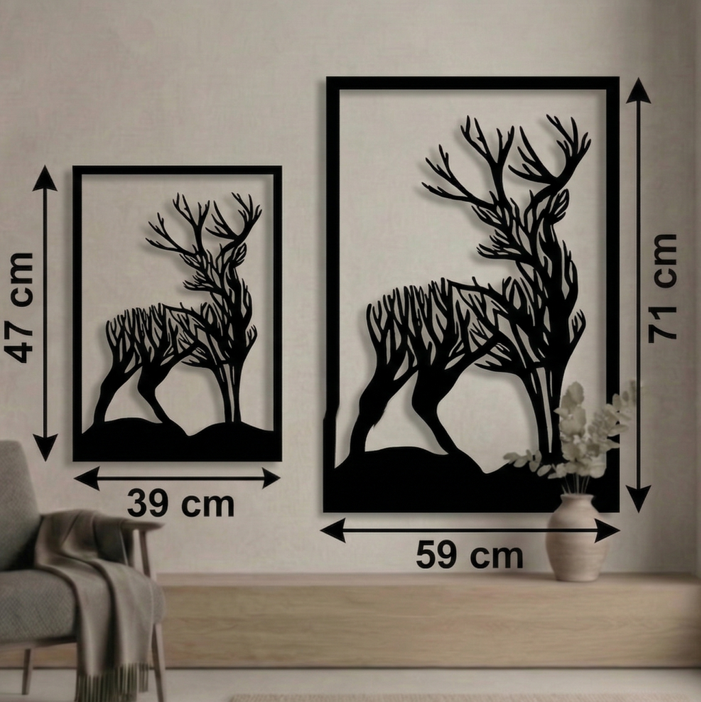 Ethereal Buck Metal Tablo - DF014