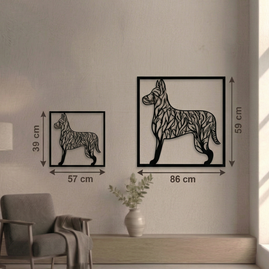 Loyal Nature Dog Metal Tablo - DF018