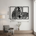 Zebra Rhythm Metal 3' lü Tablo Seti - DF020