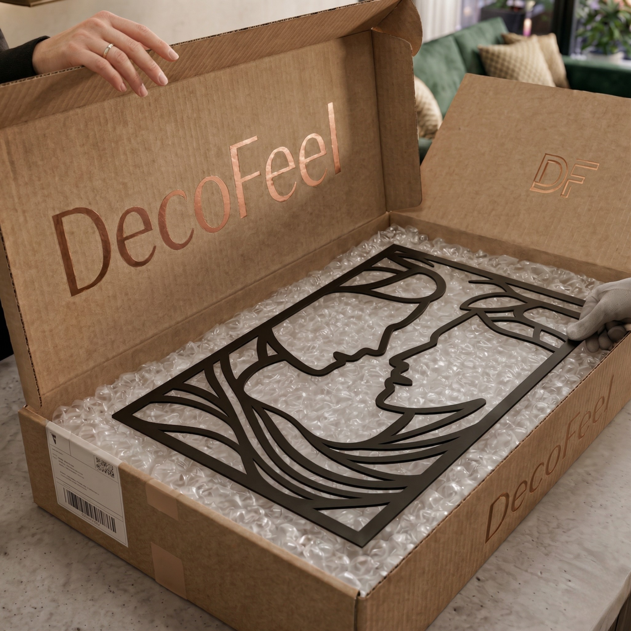 Life & Love 3'lü Metal Tablo Seti - DF025