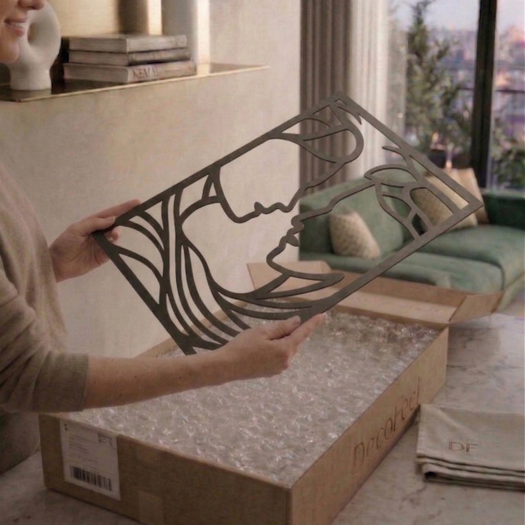 Life & Love 3'lü Metal Tablo Seti - DF025