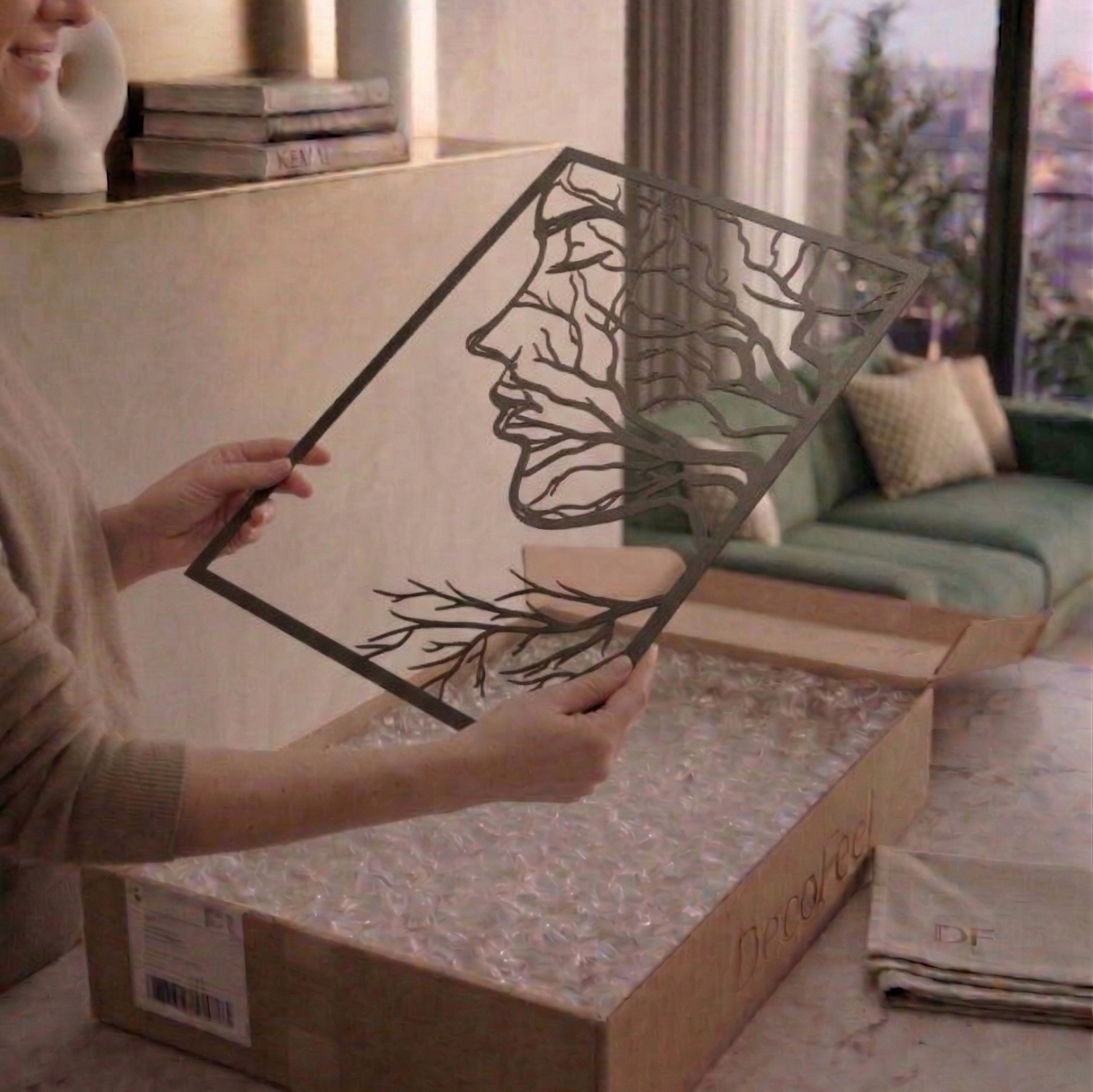 Twin Spirit 2'li Metal Tablo Seti - DF029