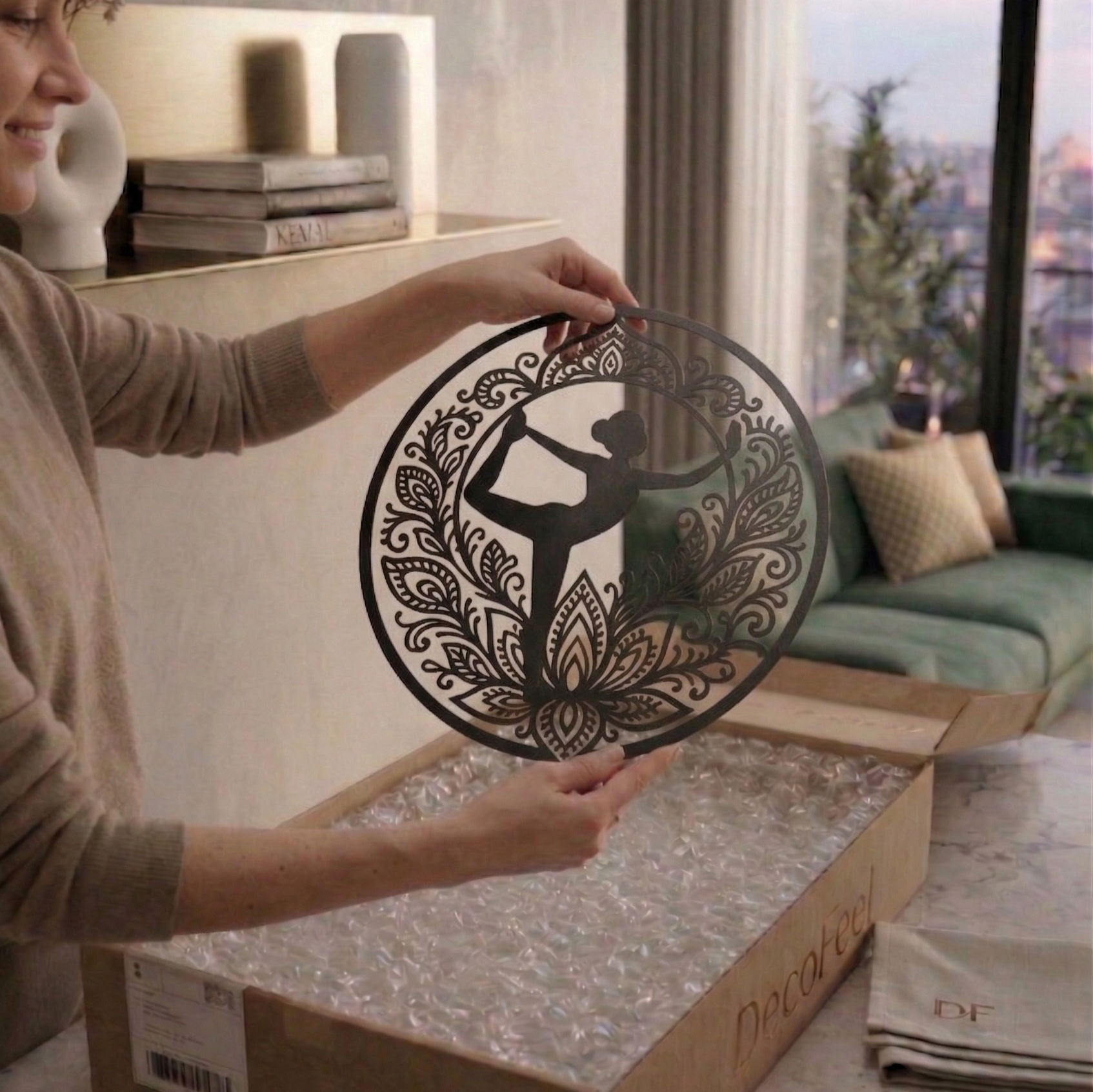 İçsel Denge Metal Tablo - DF039