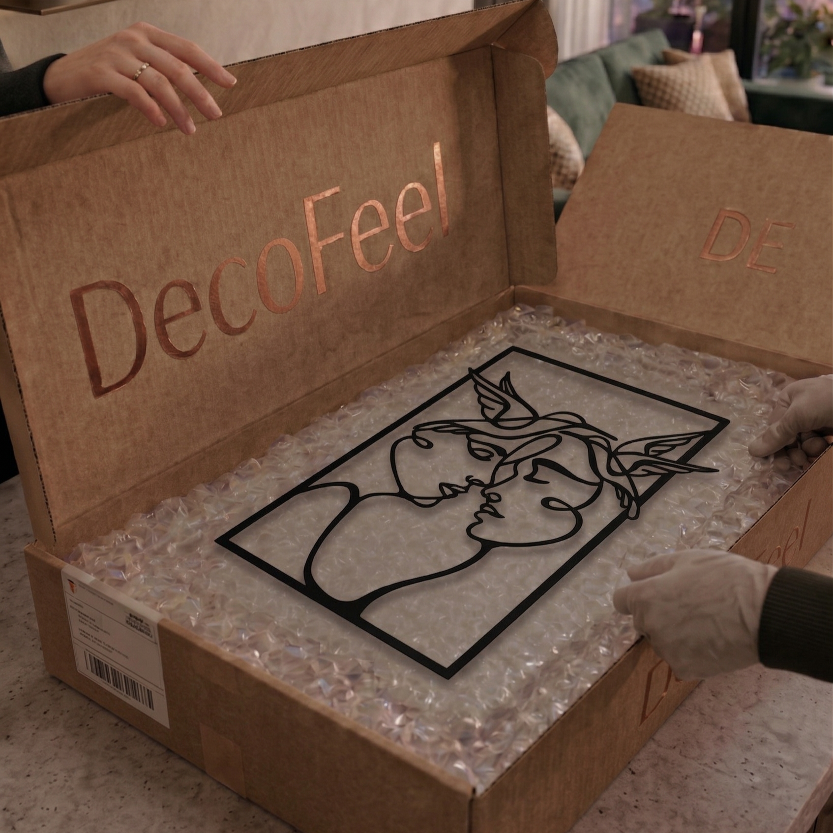 Soulmates Metal Tablo - DF042