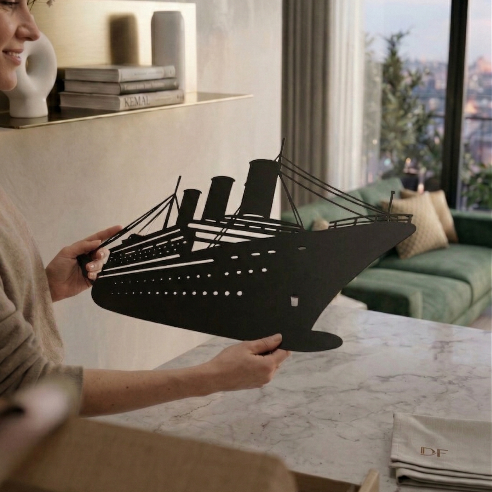 Majestic Gemi Metal Tablo - DF043