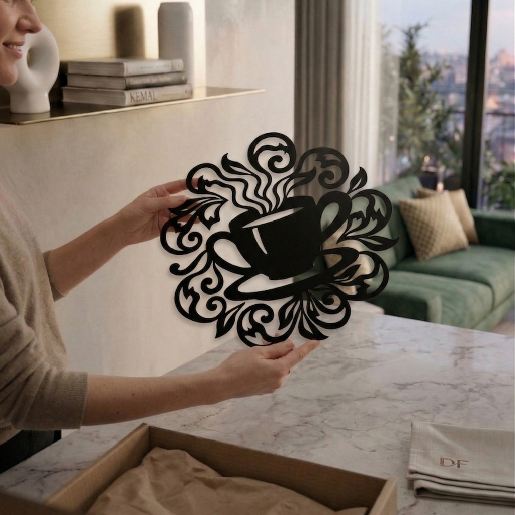 Barista Choice 4'lü Set Metal Tablo - DF044