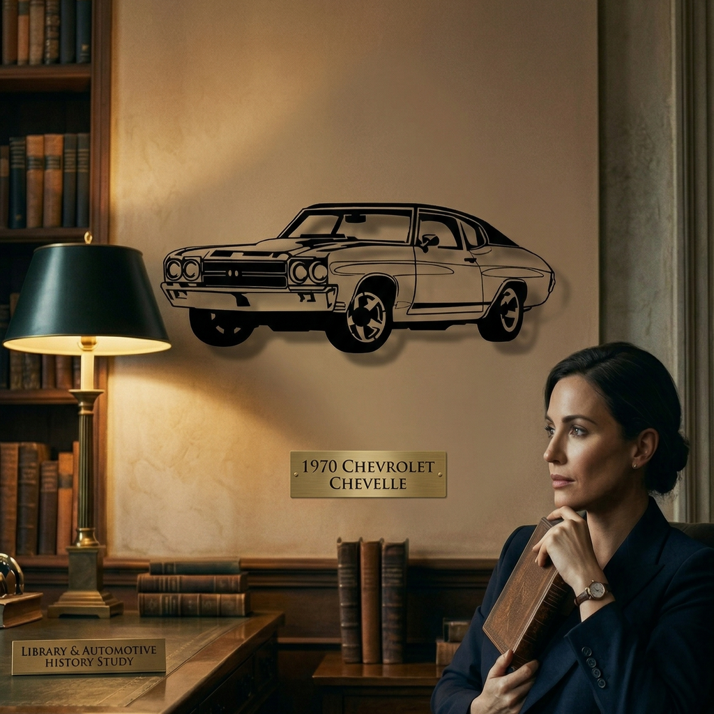 Chevrolet Silhouette Metal Tablo - DF046