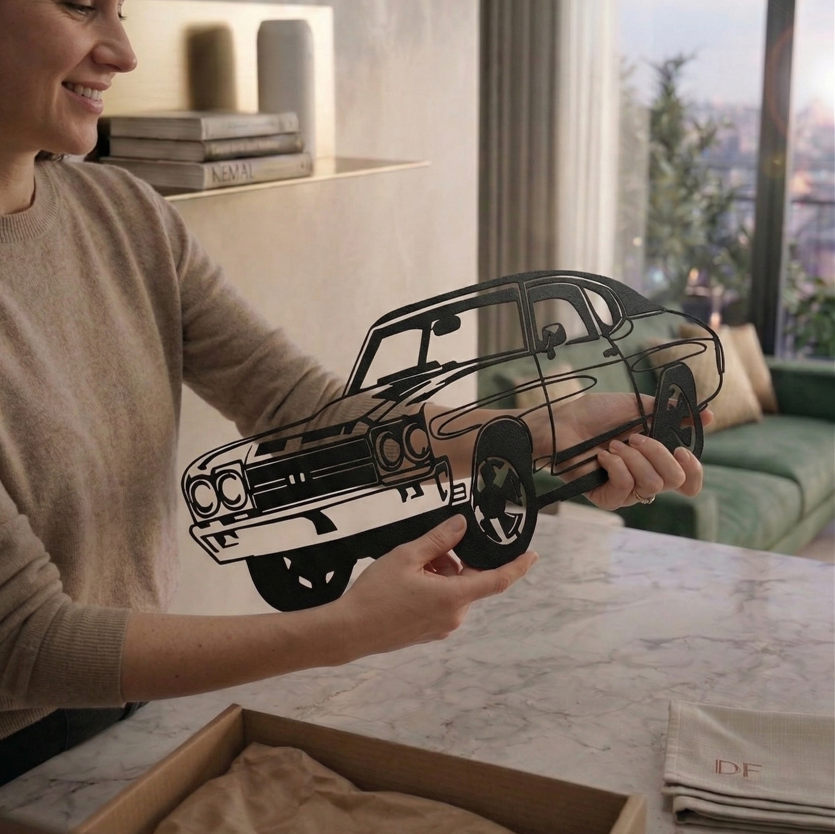 Chevrolet Silhouette Metal Tablo - DF046