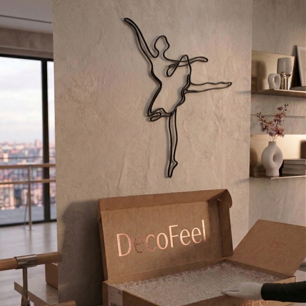 The Ballerina Metal Tablo - DF047