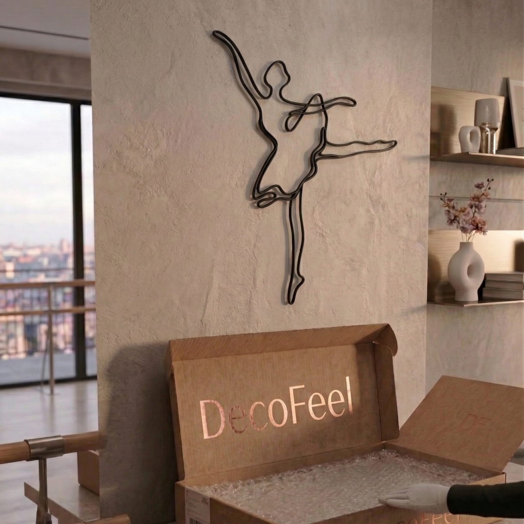 The Ballerina Metal Tablo - DF047