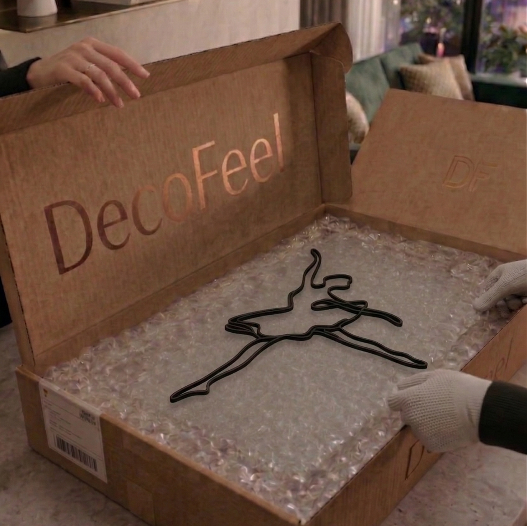 The Ballerina Metal Tablo - DF047