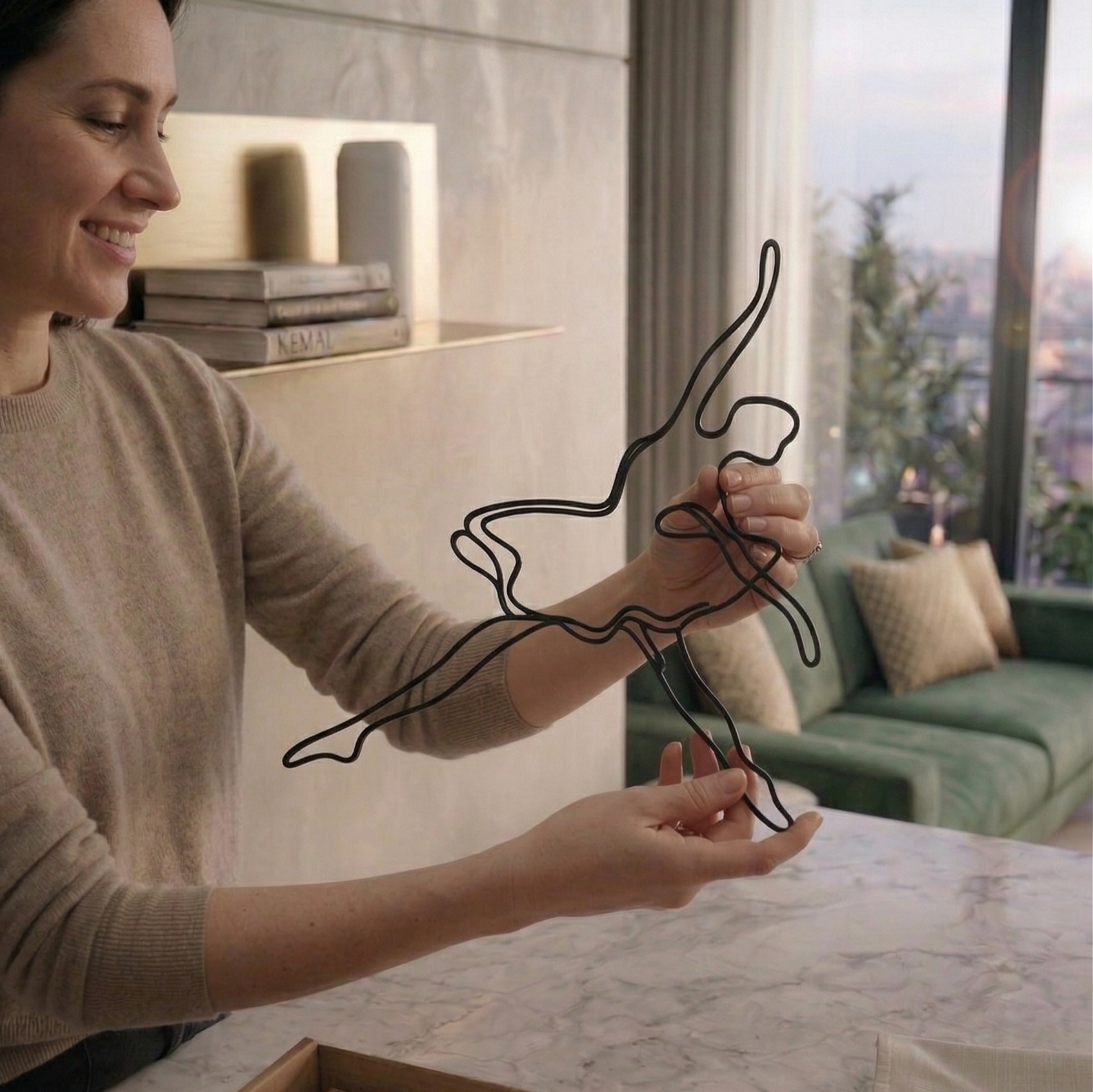 The Ballerina Metal Tablo - DF047