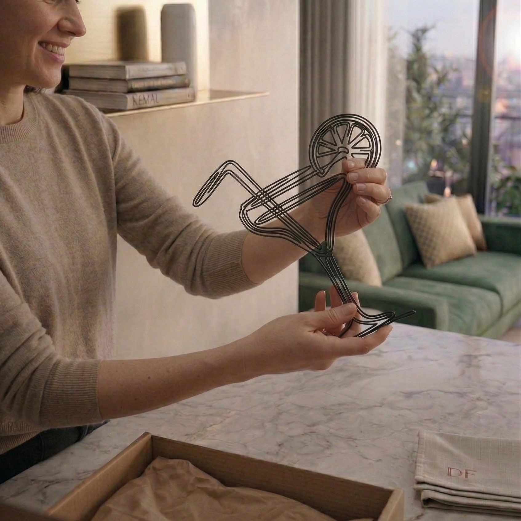 Cocktail Time Metal Tablo - DF048