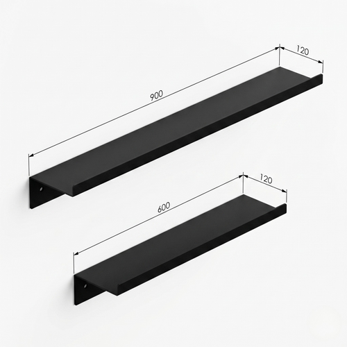 Edge Metal Duvar Rafı Seti (2'li) - DFM010