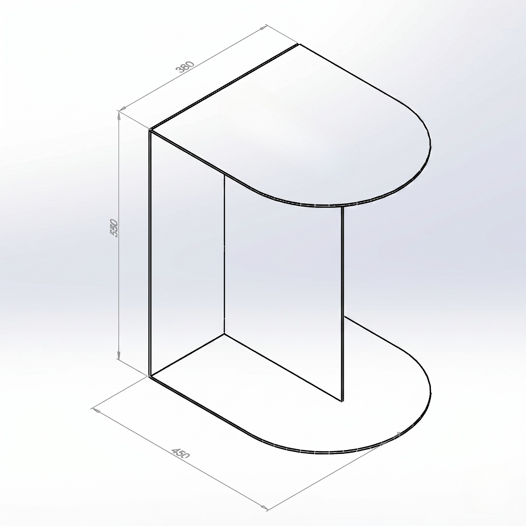 Aura Metal C Sehpa - DFM012