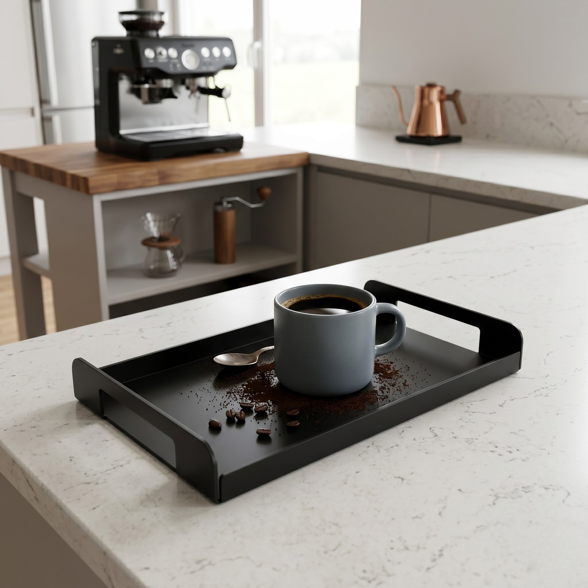 Tray Metal Dekoratif Sunum Tepsisi - DFM020