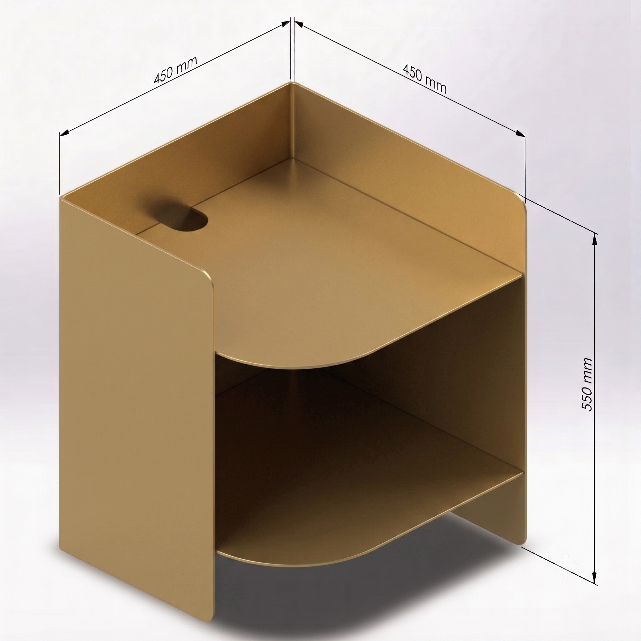 Corner Metal Komodin - DFM004