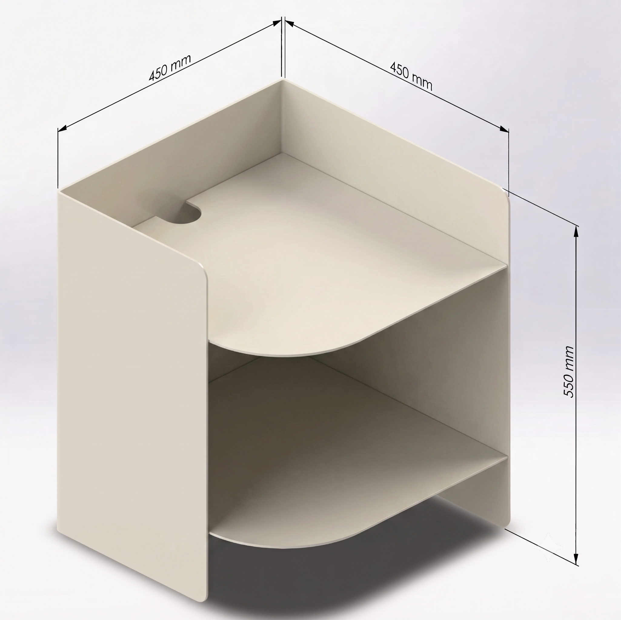 Corner Metal Komodin - DFM004