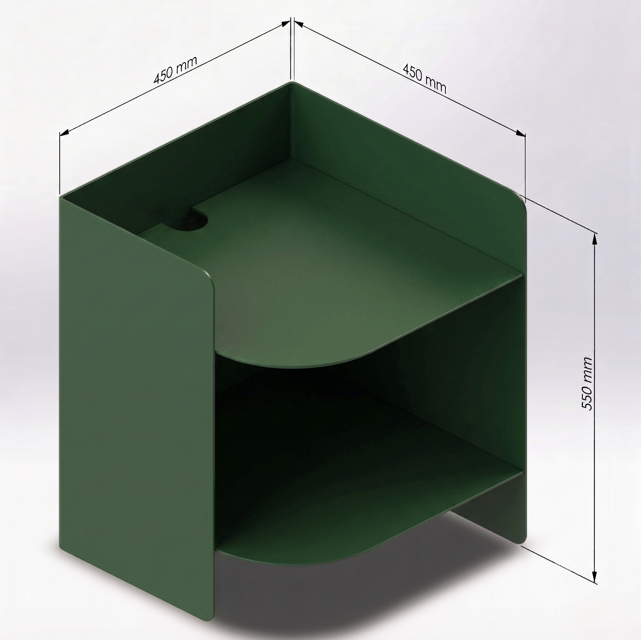Corner Metal Komodin - DFM004