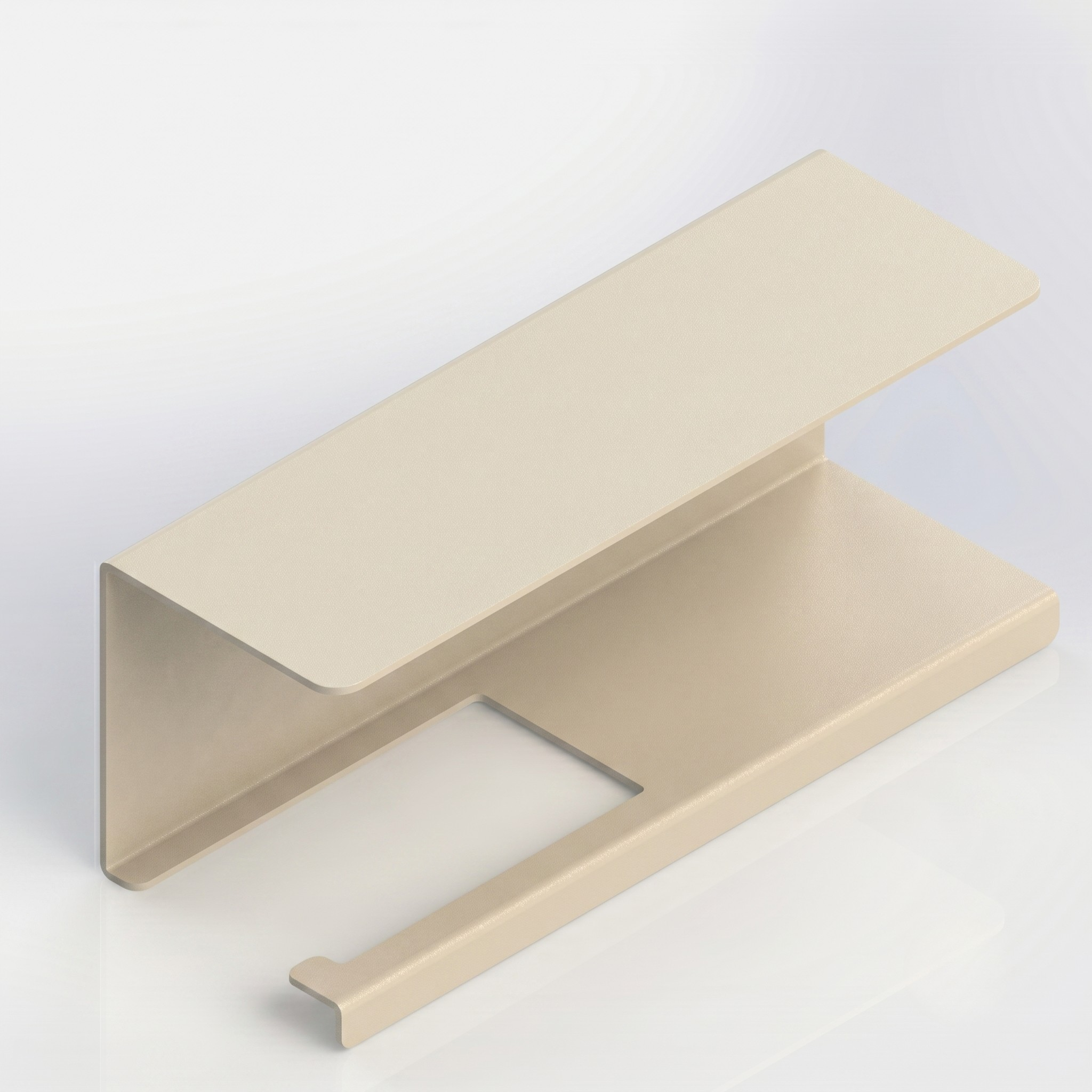 Pure XL Metal Raflı Tuvalet Kağıtlığı - DFM017